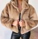 Women's Clothing autumn and winter rabbit fur zipper cardigan plush warm jacket_mkmklike.com