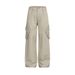 American High Street Large Pocket Cargo Straight Long Men's Vibe Trendy Brand Denim Versatile Solid Color Loose Wide-Leg_mkmklike.com