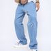 Men's Clothing new retro casual jeans, men's, trend, loose pants, high street wide leg pants, men_mkmklike.com