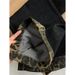 plus Size High Waisted Washed Leopard Print Wide Leg Jeans American Style Straight Leg Floor Length For Women Spring Autumn 2025 New_mkmklike.com
