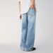 Men's Light Blue Washed Vintage Straight-Leg Jeans – Classic Denim With Distressed Whiskering & Retro Styling_mkmklike.com
