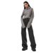 High-Waisted Wide Leg Jeans For Women – Stretch Cotton Denim Pants – Fashion Workwear (Sizes 25-32, Black)_mkmklike.com