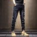 2025 New Style Jeans Men Slim Straight Trendy Brand Stretch Skinny Men's Vintage Casual Long Pants_mkmklike.com