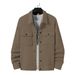 2025 New Hot-Selling Spring And Autumn Men's Casual Jacquard Small Check Loose Jacket Shirt_mkmklike.com