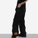 Men's Clothing New American Retro Washed Inverted Jeans Men And Women Loose Wide-leg Straight Pants Niche Design Pants Trend_mkmklike.com