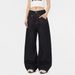 Loose Wide-Leg Jeans For Men, Trendy Brand, Stitched Design, Unique Casual Long Pants_mkmklike.com