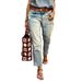 Women's Clothing Stretch Denim Loose Straight Leg Wide Leg Pants Women's Clothing New Spring Collection_mkmklike.com