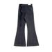 Suitable For All Seasons High Street Solid Color Gradient Yellow Mud Dyed Vintage Washed Personality Flared Casual Pants Jeans Blue Cotton_mkmklike.com