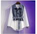 Women's Spring New Slimming Fashionable Age-reducing Shirts And Street Jeans_mkmklike.com
