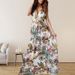 Women's Clothing Fashion casual print halter strap dress woman_mkmklike.com