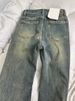 Retro Fleece-lined Micro-flared Jeans For Women, 2024 Autumn Winter New Style, High-waisted, Slim-fit, Versatile And_mkmklike.com