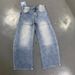 Men's Clothing Vintage Washed Distressed Straight-Leg Jeans For Men - Cleanfit High Street Style With Subtle Flare & Premium Cotton Fabric_mkmklike.com