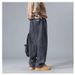 Foreign Trade Washed Retro Spring And Autumn Jeans Men's High Street Straight Pants Trendy Brand Large Size Loose Wide-leg Trousers_mkmklike.com