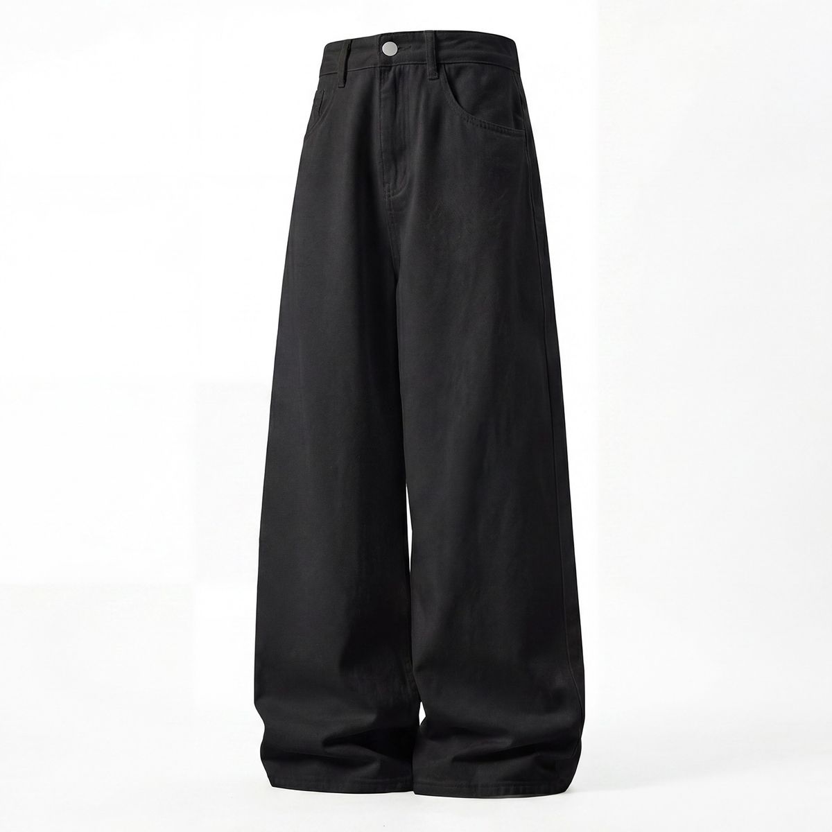Men's Clothing Cleanfit Men's Straight Leg Jeans Color Block Embroidered Back Pockets Retro Loose Fit Casual Long Pants Spring Style_mkmklike.com