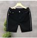 Men's Summer Casual Denim Shorts Straight Leg Breathable Printed for Streetwear College Style_mkmklike.com