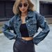 Women's Clothing Casual Versatile Short Fashion Denim Short Jacket_mkmklike.com