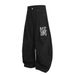 American Style Beaded Decorative Silhouette Scimitar Jeans Men's Loose Design Sense Street Trendy Brand Niche Wide Leg_mkmklike.com