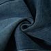 Women's Fleece-lined Thickened Jeans, High-waisted, Warm For Winter, American Style, Smoky Blue, Slim-fit Wide-leg Pants_mkmklike.com