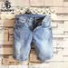 Men's Distressed Denim Shorts - Ripped Casual Streetwear High Waist Loose Fit Five-Pocket Cargo Pants_mkmklike.com