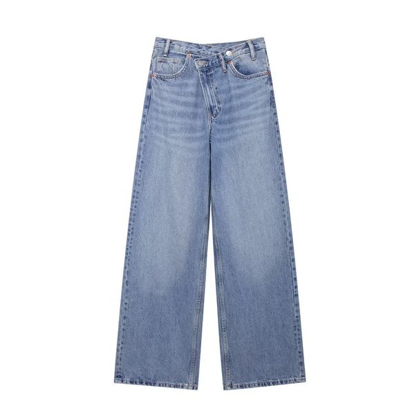 Women's Clothing Retro Slim Drape Straight Leg Floor Length Pants Trendy_mkmklike.com
