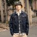 Pulse Pulse 2023 New Denim Korean Style Trendy European American Spring And Autumn Loose Fit Men's Jacket_mkmklike.com
