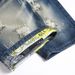 Men's Vintage Wash Distressed Denim Shorts, Stretch Slim Fit Knee-Length Ripped Jeans Shorts For Men, Retro Casual Cargo Shorts_mkmklike.com