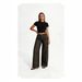 Women's High-Waisted Wide Leg Jeans Retro American Style Leopard Print Loose Fitting Floor-Length Trousers_mkmklike.com