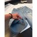 Cleanfit Men's Blue Ripped Denim Shorts Summer Retro Cropped Straight Leg Five Point Pants_mkmklike.com
