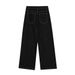 Original Color Denim Wide-Leg Men's Street Fashion Versatile Loose Straight Long Pants American Casual Simple Stitching_mkmklike.com