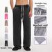Men's Street Style Loose Straight Leg Jeans Retro Washed Distressed American 400G Terry Pants_mkmklike.com