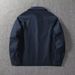 Spring And Autumn Men's Retro Business Casual Jacket Trendy Brand Solid Color Windproof Turn-Down Collar Executive_mkmklike.com