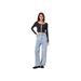 Fashionable Versatile Denim Women's Clothing With 3D Embellishments, Loose Wide-leg Long Pants, High-waisted And Stylish_mkmklike.com