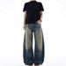Men's Clothing American Retro Washed Distressed Vintage Washed Distressed Denim Jeans For Men & Women – Cleanfit High-Quality Relaxed Wide-Leg Pants_mkmklike.com