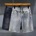 Men's Denim Shorts Summer Casual Stretch Slim Fit Vintage Washed Distressed Streetwear Fashion_mkmklike.com