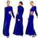 Women's Clothing velvet hollow slim dress_mkmklike.com
