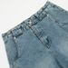 Washed Scimitar Jeans For Men American High Street Fashion Brand Deconstructed Patchwork Loose Wide-Leg Floor-Length_mkmklike.com