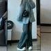 High-waisted Designer Jeans For Petite Women, Korean Style, Trendy On Instagram, Slightly Flared Straight-leg Pants That_mkmklike.com