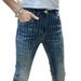 Men's 2025 Autumn Retro Blue Jeans - Slim Fit Stretch Denim Pants With Side Design | Vintage Washed Straight Leg Tapered Ankle Casual Trousers_mkmklike.com