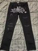 American High Street Men's Pants Hip Hop Spider Web Design Jeans_mkmklike.com
