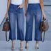 Women's Clothing Relaxed Wide-Leg Jeans For Women - Mid Rise, Stretch Denim, 9/10 Length In Classic & Trendy Colors (Black/White/Army Green)_mkmklike.com