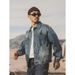Retro High-end Denim Jacket For Men's Loose Casual Men's Denim Jacket_mkmklike.com