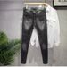 Men's Jeans Nine-point Pants Slim Double Zipper Stretch Casual Pants Long_mkmklike.com