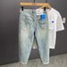 Men's Washed Straight-Leg Jeans - Japanese-Inspired Loose Fit, High Street Fashion For Summer_mkmklike.com