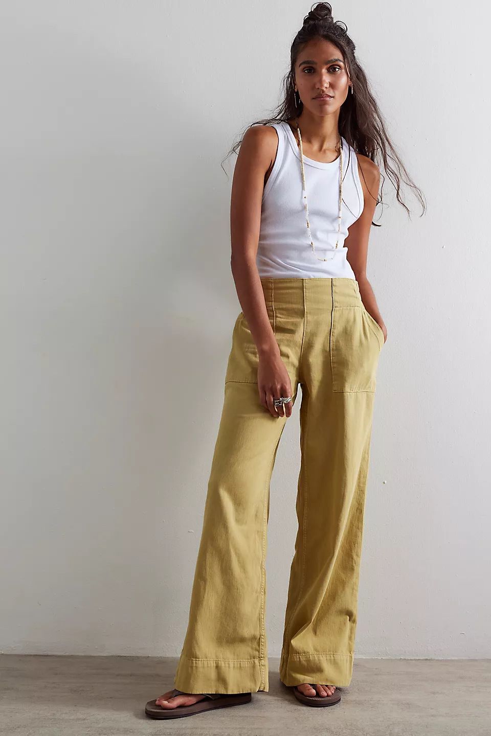 European And American Women's Fashion Personality Low Non-Stretch Ins Trend Loose Slimming Elastic Waist Denim Pants_mkmklike.com