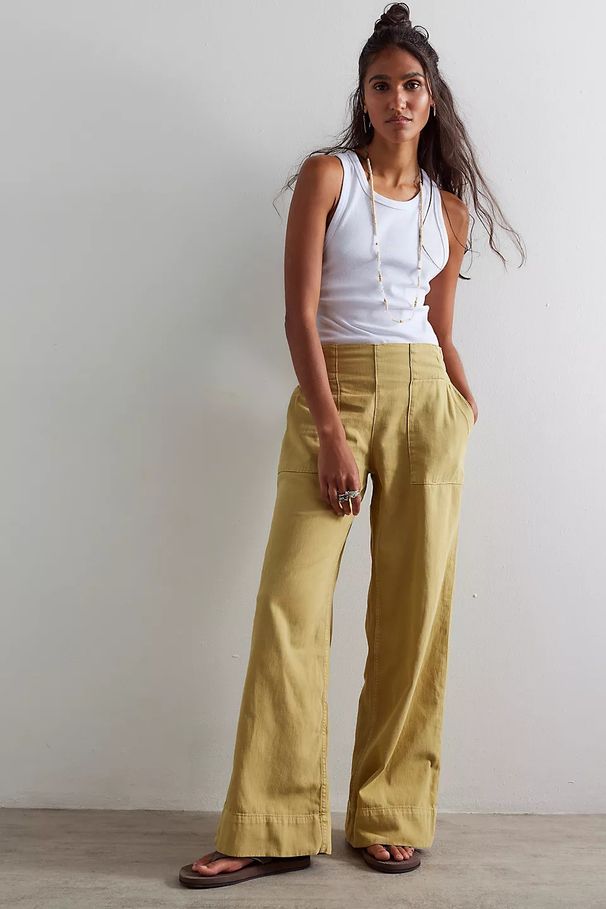 European And American Women's Fashion Personality Low Non-Stretch Ins Trend Loose Slimming Elastic Waist Denim Pants_mkmklike.com