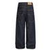 Two-Piece Spliced Double Waistband Jeans For Men Trendy Fashionable Unique Design Loose Straight Long Pants_mkmklike.com