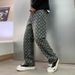 Men's Clothing Denim Jacquard Pants Men's Cool Full Print Embroidery High Street Straight Jeans Fashion Trousers_mkmklike.com