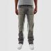 Vintage Patchwork Denim Jeans For Men – Distressed Washed Straight-Leg Hip-Hop Pants With Raw Hem & Streetwear Style_mkmklike.com
