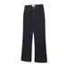 Men's High Waist Straight Leg Jeans 15 Oz Raw Selvedge Denim Unwashed Stiff Black Vintage Break-In Look_mkmklike.com