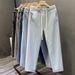 Men's Wide Leg Jeans Durable Wear Resistant Thin American High Street Style Loose Straight Leg Casual Trousers Trendy Harem Pants_mkmklike.com